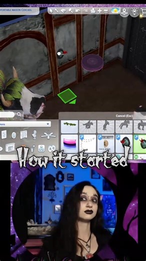 I made a terrifying shower in Sims 4 #sims4