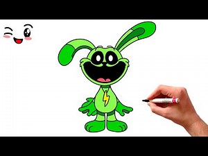 How To DRAW HOPPY HOPSCOTCH Smiling Critters - Poppy Playtime | Step by Step Drawing Tutorial