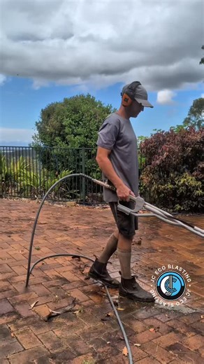 Big day in Tallai 💪 Full property wash-down — house, pool, sheds and tennis court looking fresh again. Huge thanks to the legends at @Up2cleaning for jumping in on this one. Clean without compromise ✅ #JCEcoBlasting #GoldCoastCleaning #PressureCleaning #SoftWash #HouseWash #Tallai #PoolArea #TennisCourtClean #TeamWork #EcoCleaning | JC Eco Blasting
