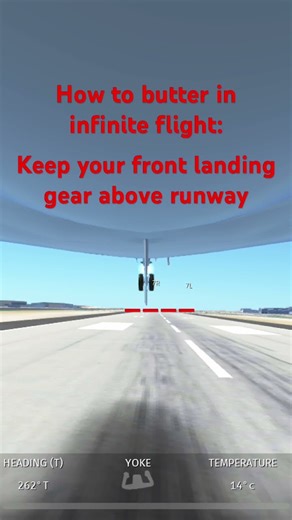 This is the easiest way to butter in infinite flight #swiss001landing