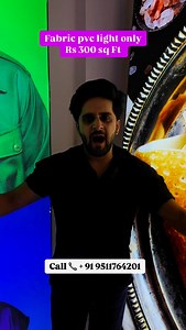 6.1K views · 1.2K reactions | Fabric pvc light box only Rs 300 sq Feet | Bharti DTF | Facebook