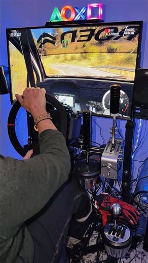 Rally from the cockpit view 🚘💥 Can you keep it on the road? #dirtrally2 #simracing #ps5