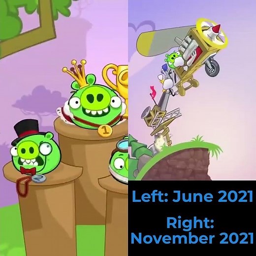 BAD PIGGIES 2 TRAILERS: CLASSIC COMPARISON