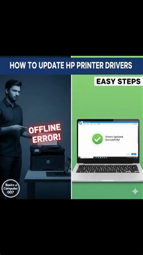 HP Printer Not Working? Fix it in 60 Seconds! 🖨️ (Update Drivers)