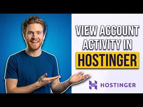 How To View Account Activity In Hostinger (Quick Guide)
