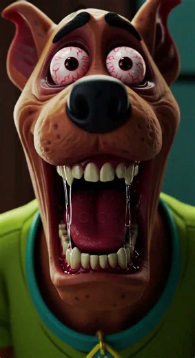 Don’t Call Scooby at Night… You’ll Hear Your Own Screams! | Scary Cartoon #scary #horrorshorts