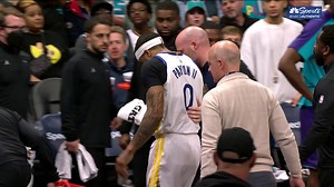 157K views · 3.1K reactions | GP2 heads to Warriors' locker room after scary collision with Ball | NBC Sports Bay Area / California | Facebook
