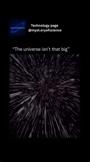 Tech | “The universe isn’t that big,” they say, but just think about what that really means. From our tiny vantage point on Earth, the stars feel... | Instagram