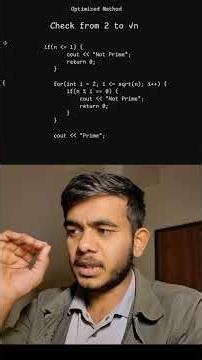 DAY 5 – Check Prime 🔥 | Logic Building In 30 Days