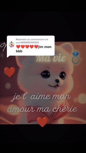 Cute Cartoon Dog in Romantic Animated Scenes