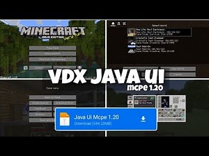 Vdx Java Ui Mcpe 1.20 Download || convert you pe to java