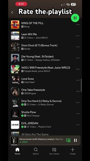 W or L playlist