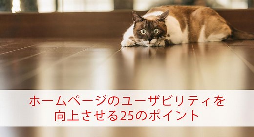 ホームページのユーザビリティ向上を実現させる25のポイント｜株式会社SIBLAB