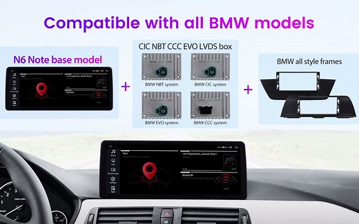 MEKEDE&NAVIFLY N6 Note base model for BMW series car