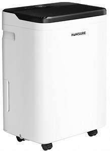 HUMSURE 49 Pints (DOE) Dehumidifier for Basements with Drain Hose, Large Dehumidifier Covers up to 4500 Sq. Ft, Auto Defrost, 24H Timer, White (MAX 70Pint at 95°F, 90%RH)