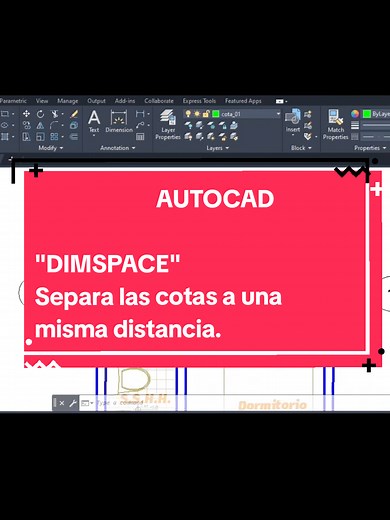 Cómo Separar Cotas en AutoCAD de Forma Efectiva