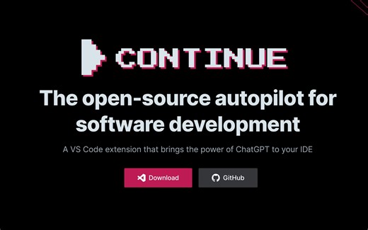 【程序员神器】来自硅谷YC的开源智能编程助手 Continue.dev