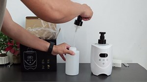 Hot Lather Machine for Shaving Professional Lather Maker for Men Face Shaving Large Capacity Shaving Foam Warmer for Home Salon Barber Shop, with 2 500ml Bottle