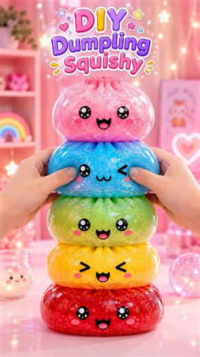 How to Make a Squishy | DIY Dumpling Squishy #squishy #diy