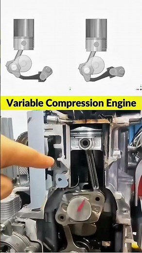 Variable compression engine || Compression engine working mechanism || how compression process used