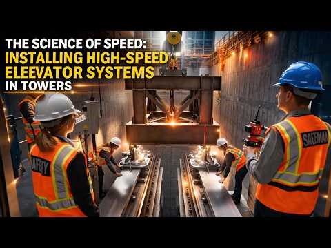 The Science of Speed: Installing High-Speed Elevator Systems in Towers | Engineering Explained