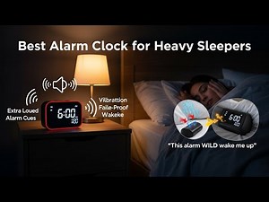 TOP 5 Best Alarm Clock For Heavy Sleepers 2026 | The Only 3 Alarm Clocks That Can Wake Up a "Dead"