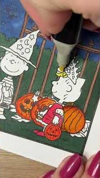 #snoopy #halloween #coloringbook 🖤👻🎃