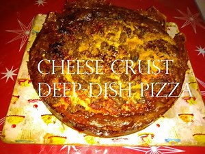 Caramelized Cheese Crust Deep Dish Pizza Recipe | Pequod"s Copycat Recipe