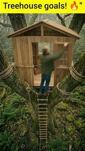 Maine Jungle Mein Banaya Apna Sapno Ka Ghar!😱🧿#treehouse #shortvideo #viral #viralvideo #viralshort