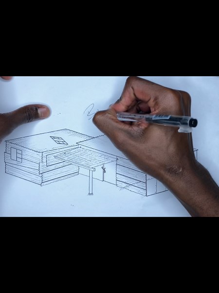 Finishing a 3D Shack House Drawing: Step-by-Step Guide