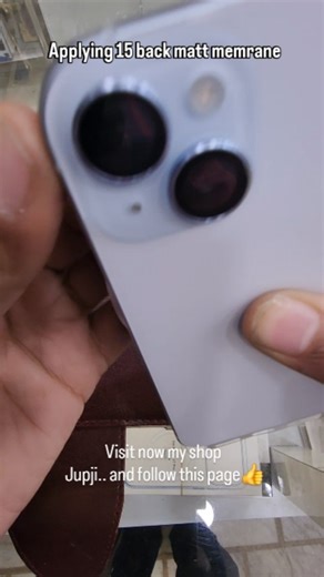 Jupji Mobile Shop on Instagram: "Applying 15 matt memrane. Agar tuc vi professionally memrane lagvana chande ho ta visit my shop jupji..chotihaibowal ludhiana mainn hambran road . Whtsapp.9041221827. . . . . . . . #trending #trendingreels #iphone #accessories #mobile"