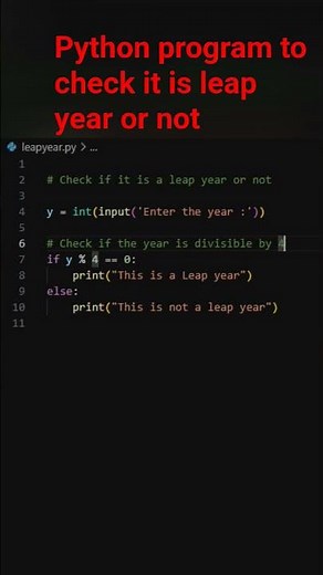 python program to check it is leap year or not | CBSE Computer Science | Class 11th/12th