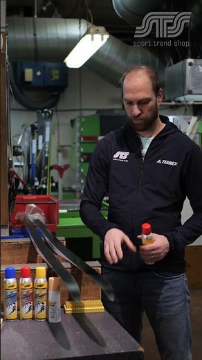 Langlaufski richtig wachsen