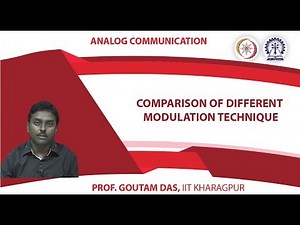 Lecture 24: Comparison of Different Modulation Technique