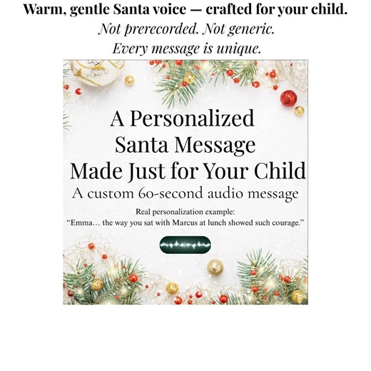 Custom Santa Message for Kids – Personalized Christmas Gift - Etsy UK