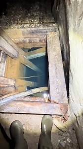 Inside the lower adit I found a flooded winze with air tugger still at the top! #pnw #offcourseexplorations #lostmine #history | The Official Off Course Explorations Page