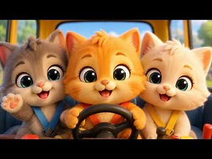 Wheels on the Bus with Animals 🚌🐱 | Animal Sounds for Kids | Chippy Nursery Rhymes