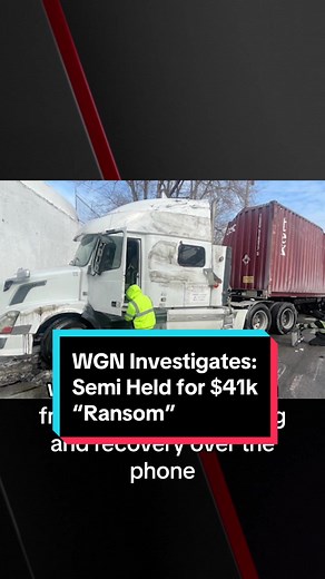 Local towing company accused of holding semi truck for $41,000 “ransom” …. WGN Investigates #wgn9 #chicagonews #fyp #wgntv #chicago #chicagosveryown #wgninvestigates #towingtiktok #towing #semi #ransom