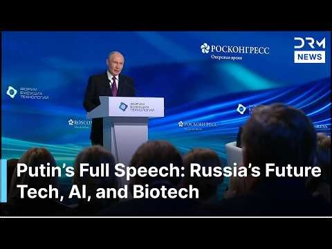 “We Need Technological Sovereignty” Putin Speaks on AI, Biotech and Future Tech in Moscow | AC1G