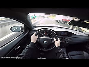 BMW E92 M3 POV Test Drive Acceleration 6 Speed Manual Launch Sound
