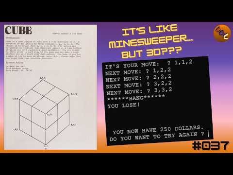 Cube | Minesweeper Before Minesweeper | 037