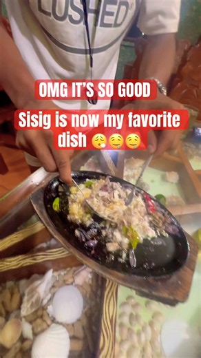 OMG THIS SO GOOD, I tried Sisig for the first #philippines #palawan #filipinocuisine #filipinofood