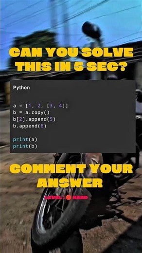 Python Output Challenge 👿 #3 #coding #python #codingbat #programming #learnpython #code #python