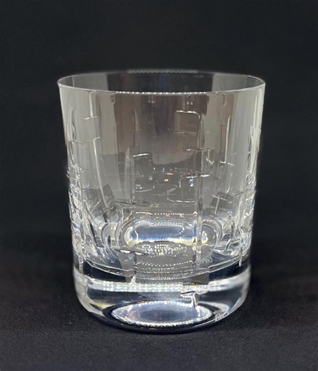Royal Doulton Crystal Double Old Fashioned Whiskey Tumbler - Abacus Pattern X - Etsy