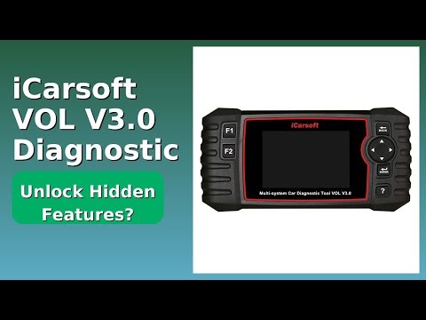 REVIEW (2025): iCarsoft VOL V3.0 Diagnostic. Features.