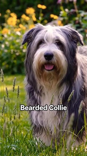 Bearded Collie | Lifespan 14 years #animalknowledge #wildlife