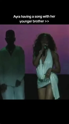 Ayra Starr's Performance with Brother Milar on Stage