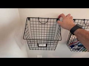 YuzehuazaHanging Wall File Organizer Metal Wall Mounted File Holder Review