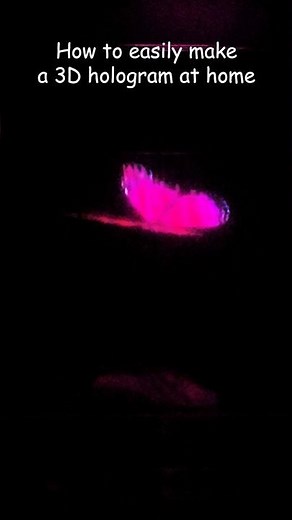Hologram Video 🦋 Step-by-Step Tutorial #HologramVideos #Video #VisualEffects #viral
