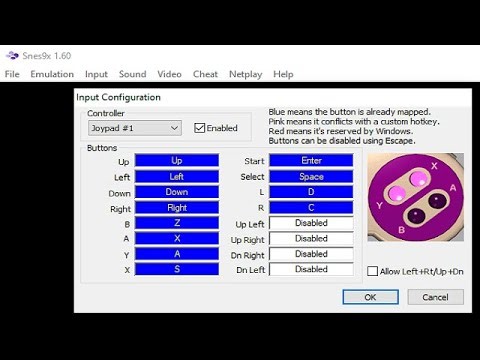 How to set up keyboard to play SNES9X on PC/Laptop
